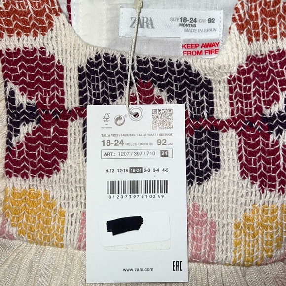 NWT Zara Boho Dress - Picture 3 of 3